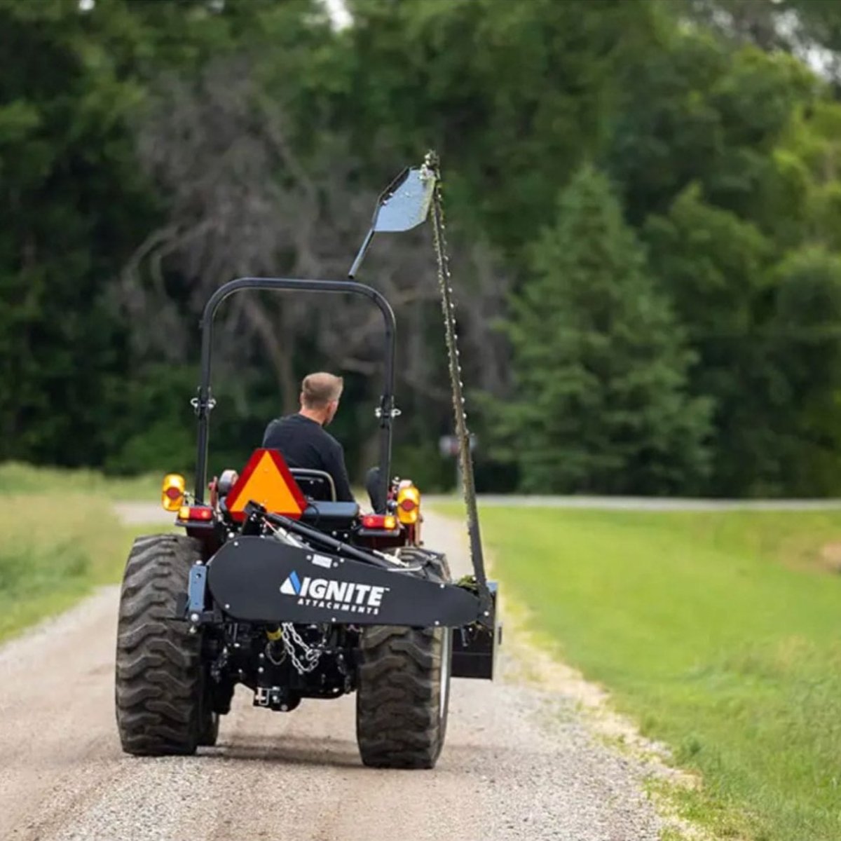 3 Point Sickle Bar Mower — Ignite Attachments Folded