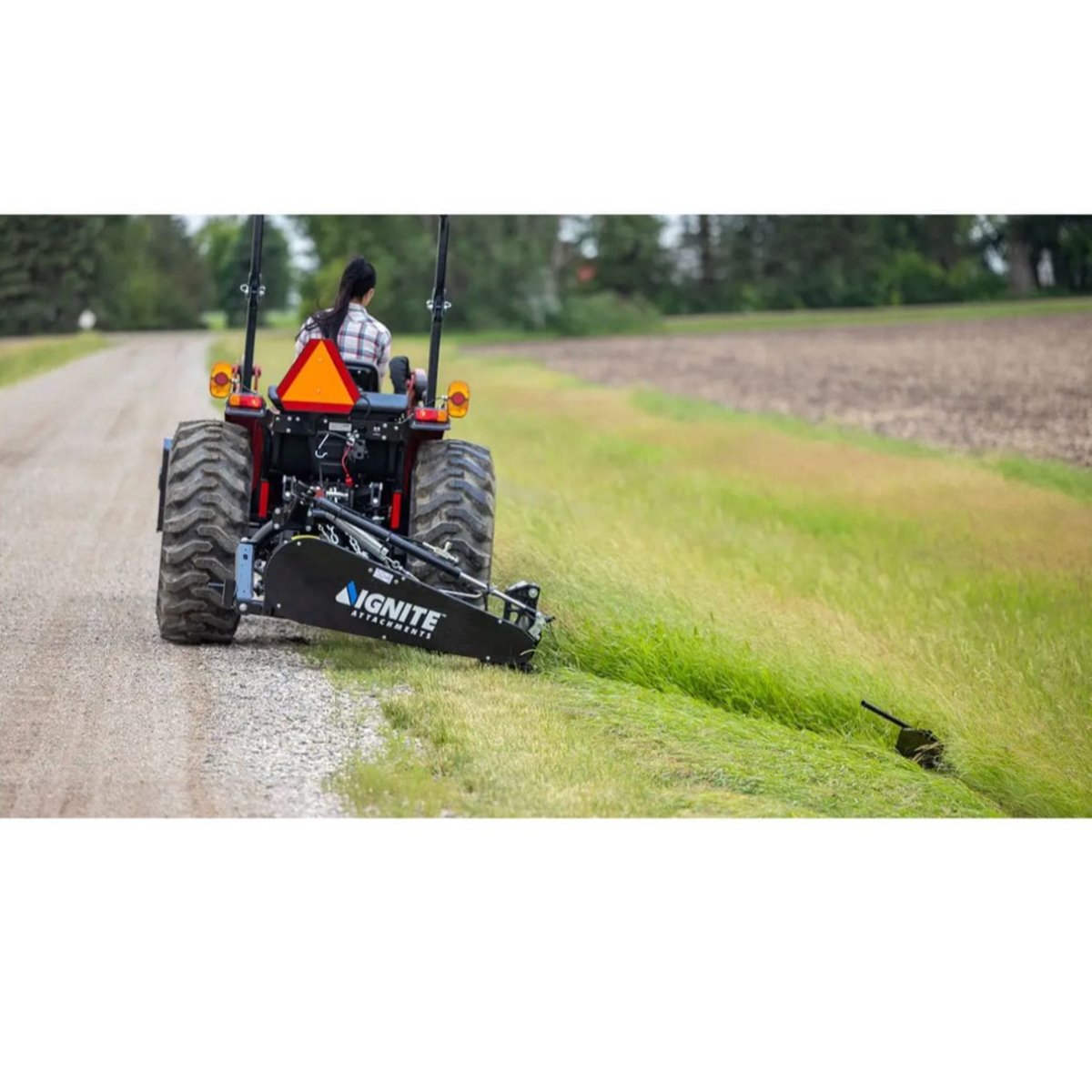 3 Point Sickle Bar Mower — Ignite Attachments - Attached Cutting Back View