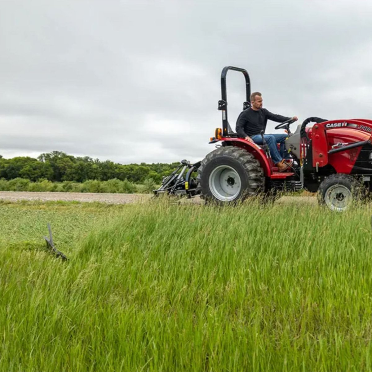 3 Point Sickle Bar Mower — Ignite Attachments - Actual Cutting Side View