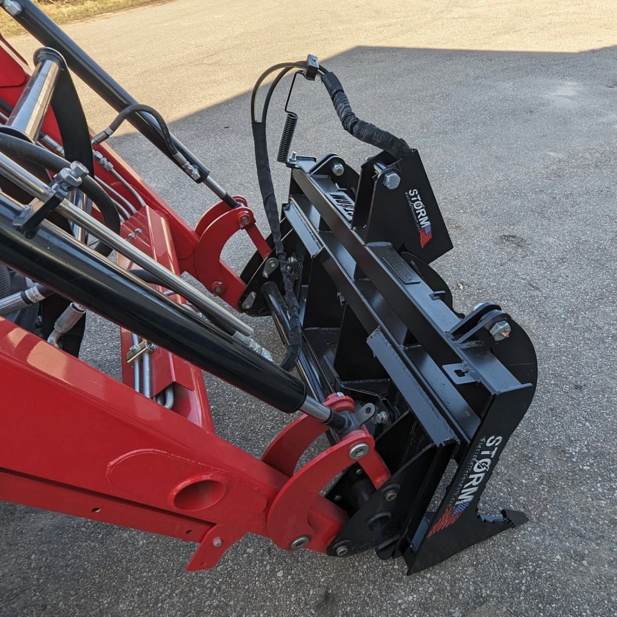 48" Rake Grapple — Storm Attachments - Top View