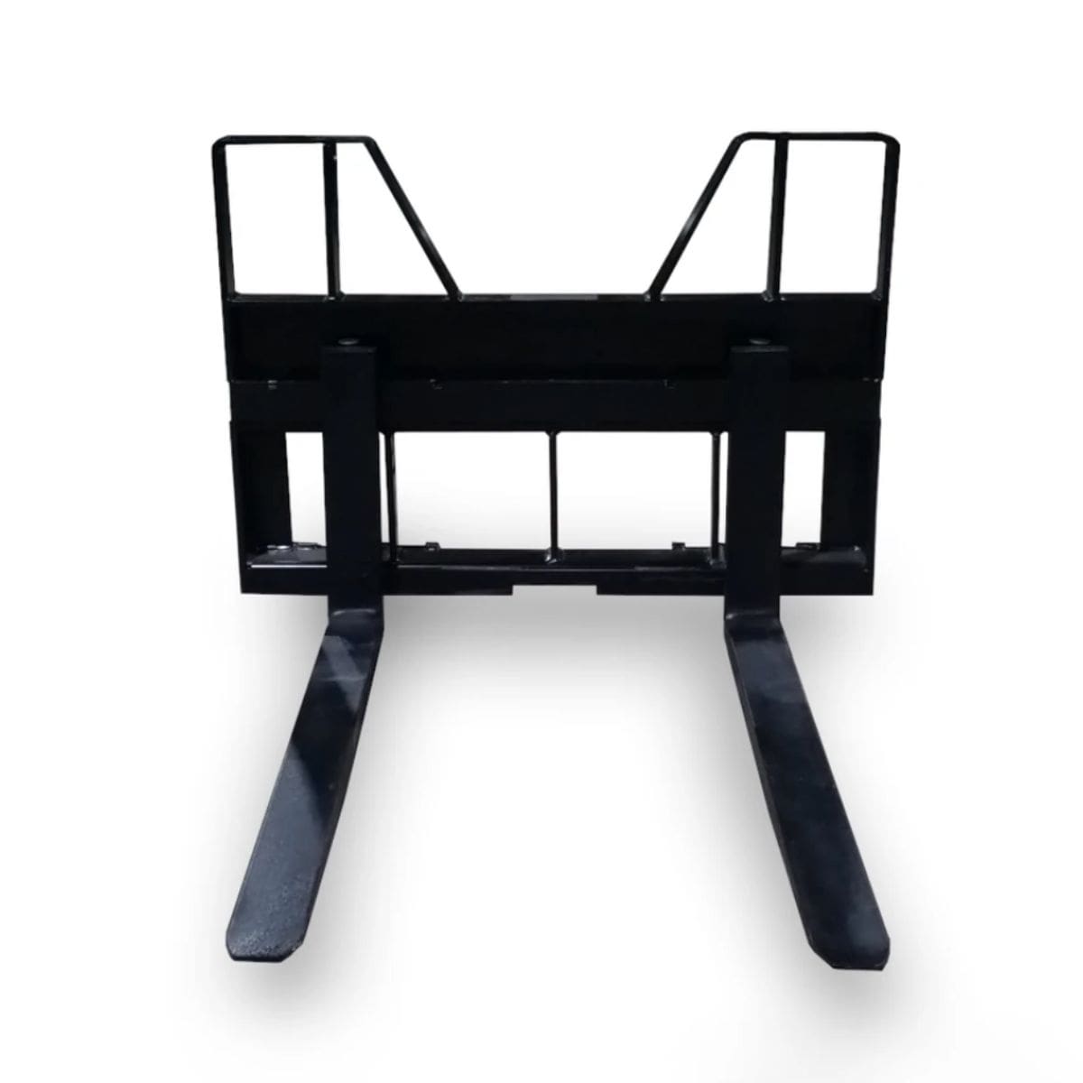 7000 Lb heavy duty pallet forks for skid steer— Glacier Attachments - Front