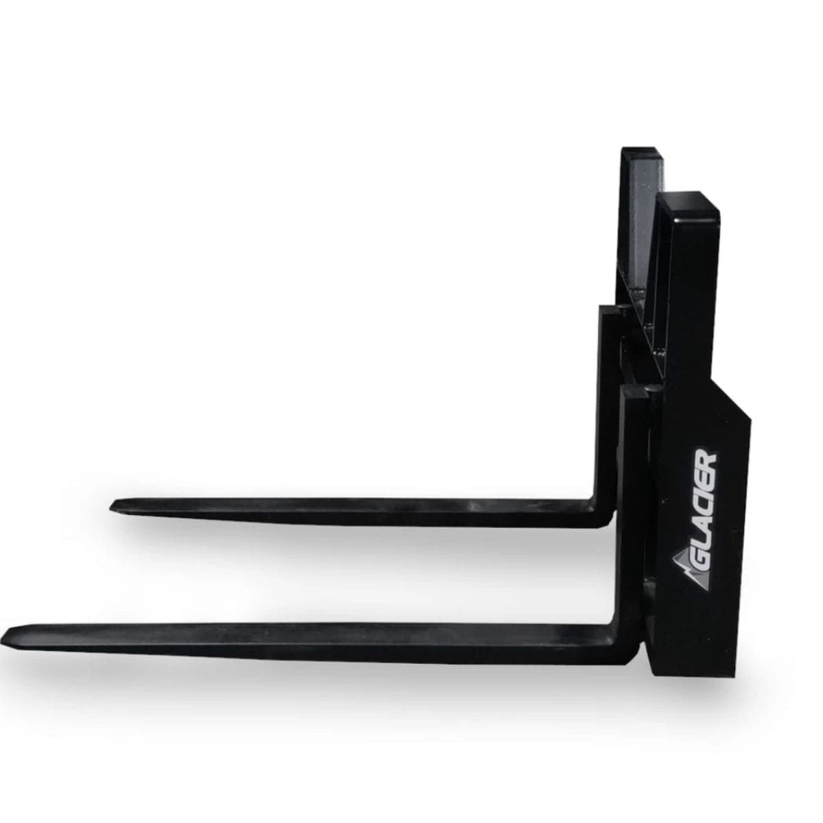 7000 Lb Heavy Duty Skid Steer Forks — Glacier Attachments - Side Left