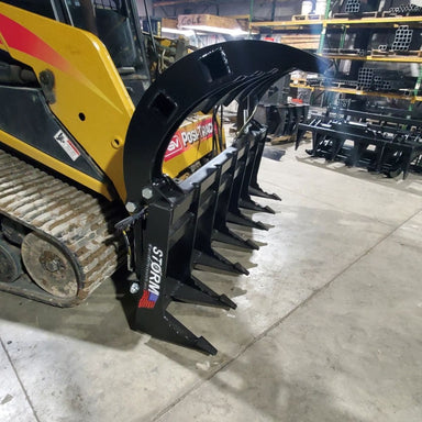 72" Brush Grapple β Storm Attachments - Open Right Side