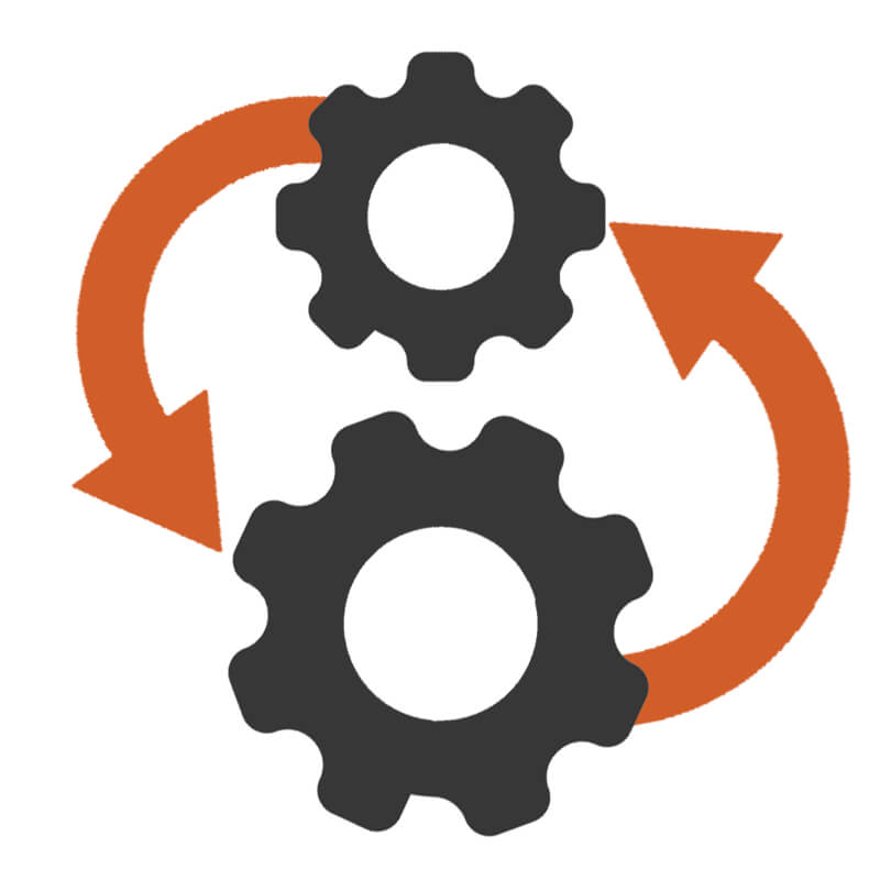 BEFCO T50 Rotary Tiller, orange and black, angled view showcasing tines and sturdy build.