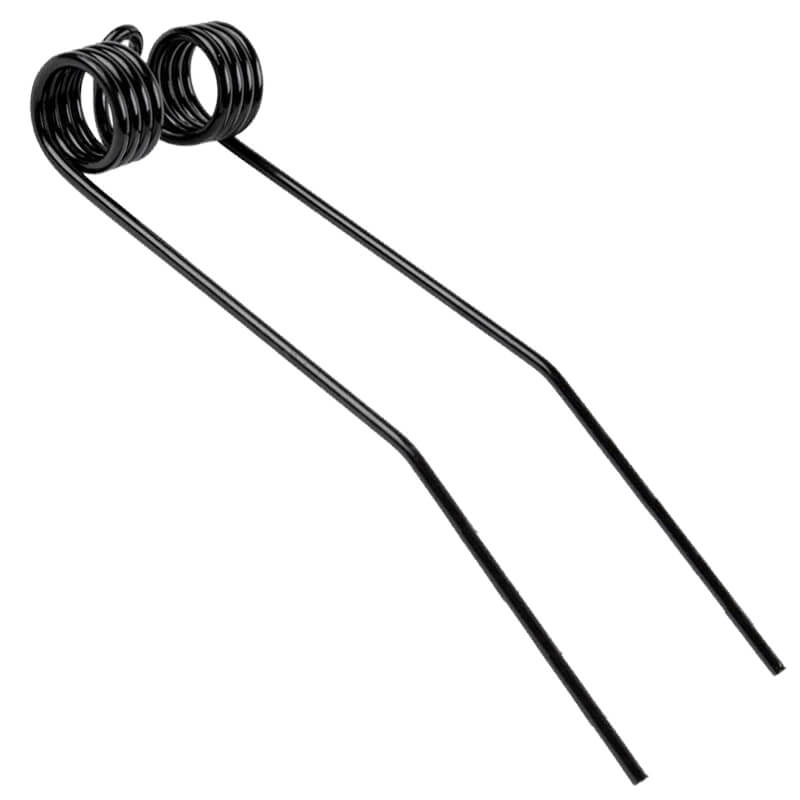 BEFCO Hay Tedder Rake DRP-300 angled view, featuring black metal coils and tines.