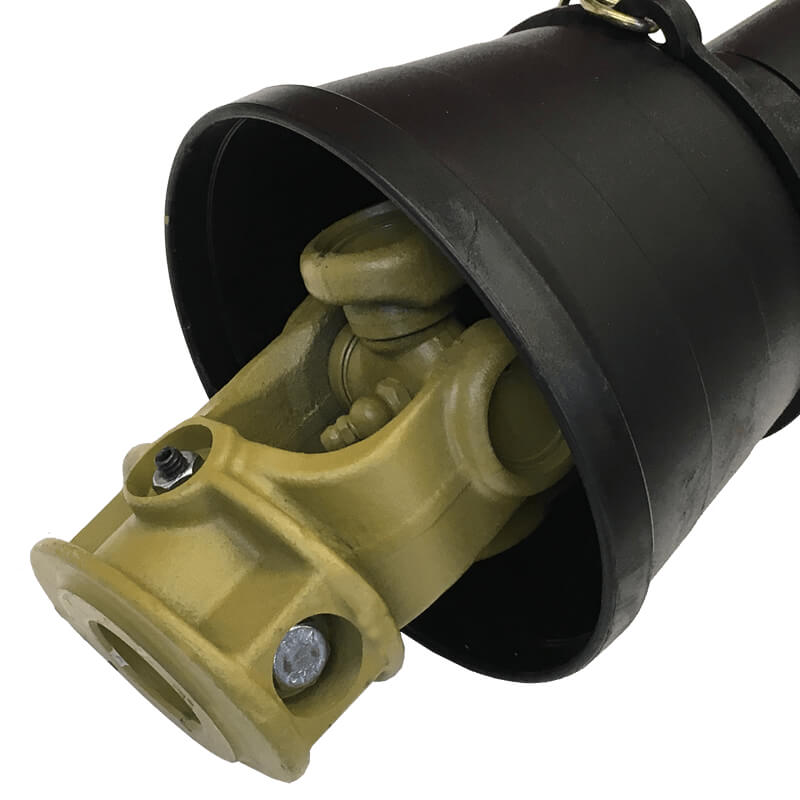 BEFCO PTO Post Hole Digger gearbox mechanism, featuring a yellow and black durable design.