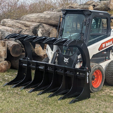 Extreme Duty Rake Grapple β Glacier Attachments - Front Open