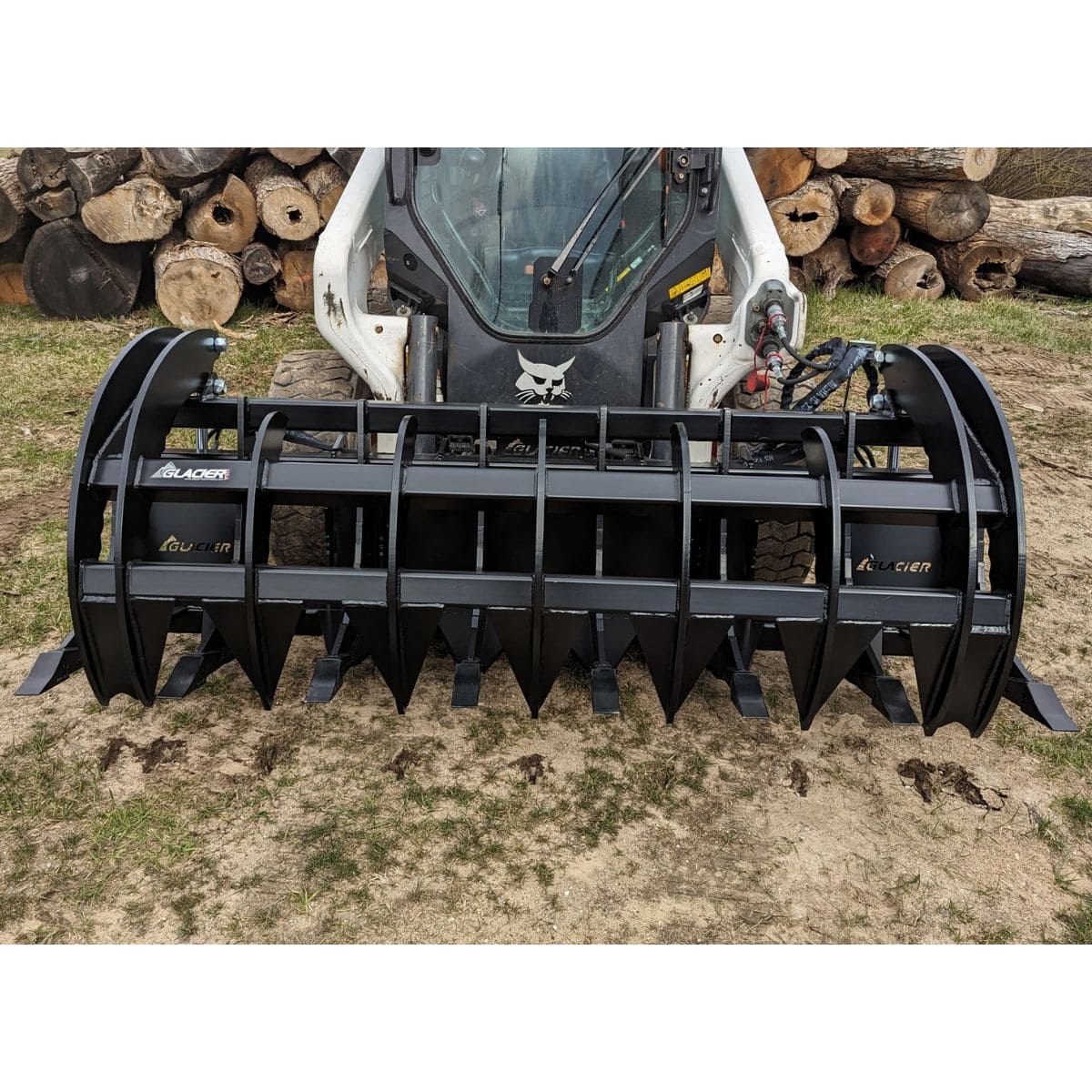Extreme Duty Rake Grapple — Glacier Attachments - Front Closed
