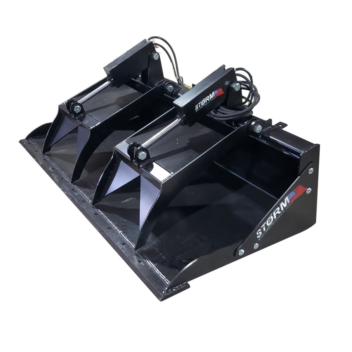 Heavy Duty Grapple Bucket — Storm Attachments - Left Side Close