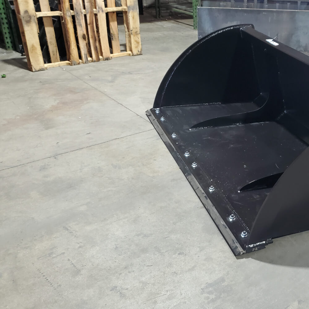 Skid Steer Snow Bucket  — Glacier Attachments