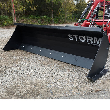 Snow Blade Side Kit  on a Red Tractor