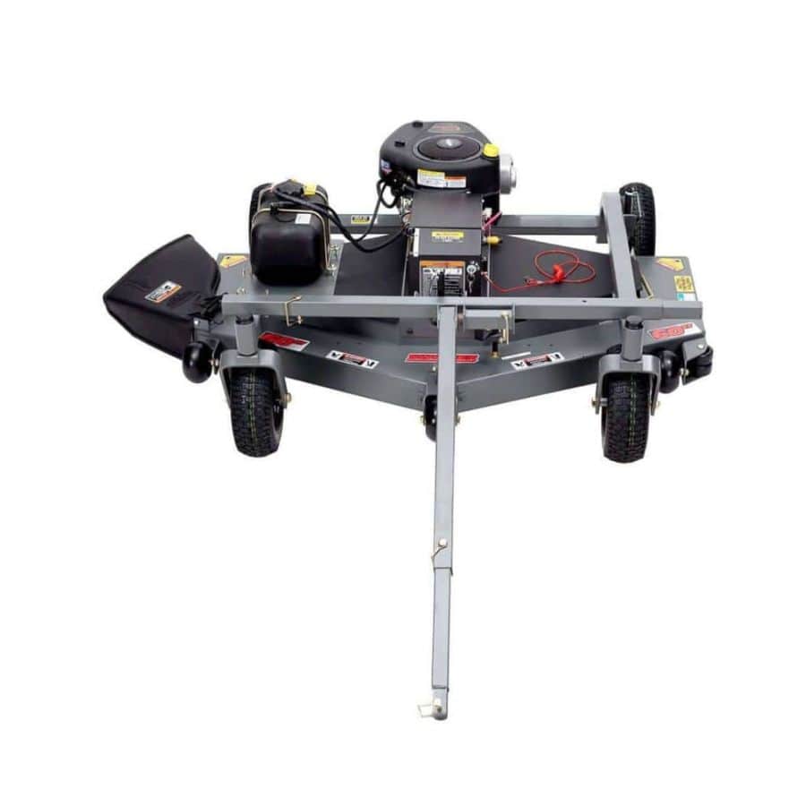 Swisher 60" Trail Mower, gray with a Briggs & Stratton engine and four durable wheels.