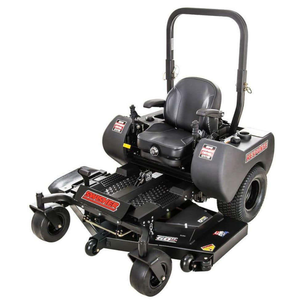 Swisher 60" Zero Turn Mower, black with powerful 24 HP Briggs & Stratton engine and ergonomic seat.