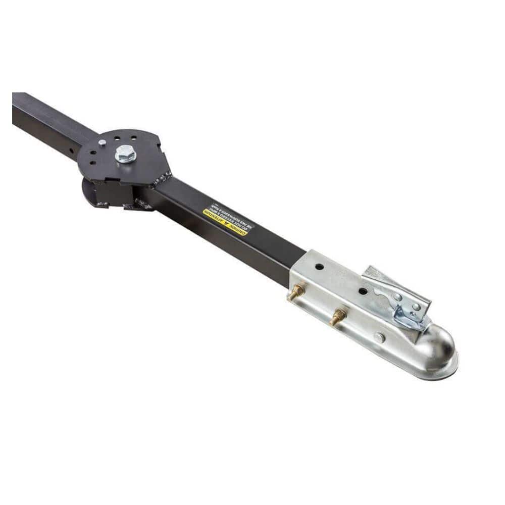 Swisher Country Cut 44" Rough Cut Mower black steel frame with hitch and adjustable support.