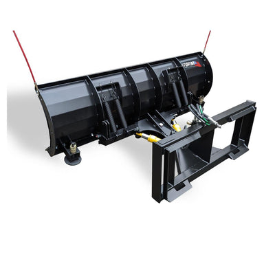 Skid Steer Hydraulic Snow Blade Storm Attachments Back