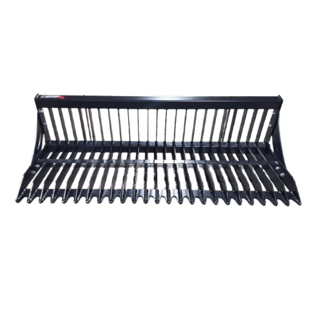 Skid Steer Rock Bucket Attachment Storm Attachments Front View