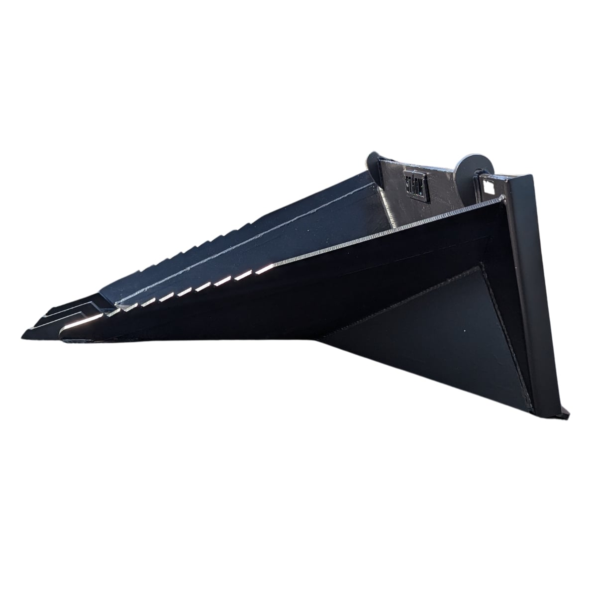 Storm Attachments Stump Bucket Front Left Side View