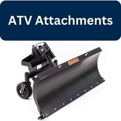 ATV Attachments Text with a Plow for an ATV - Yard Patriots