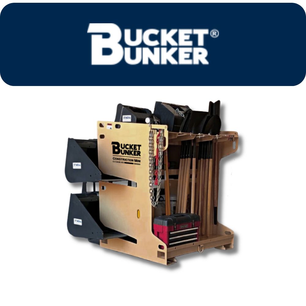 Bucket Bunker Logo on a white background