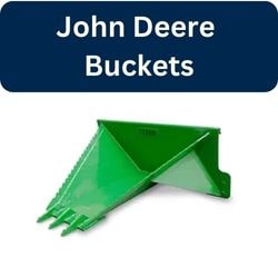 Bucket Attachment for John Deere in Green