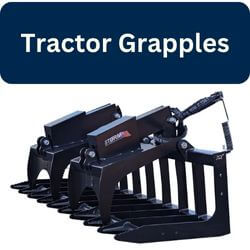 Tractor Grapples – Heavy-Duty Land Clearing and Material Handling Attachments - Yard Patriot