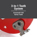 Dosko 337S stump grinder cutting tooth system close-up