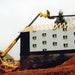 Star forklift jib boom onsite lifting view