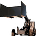 Star forklift trash hopper carried to disposal area