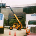 Star forklift trash hopper dumping action