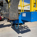 Star forklift work platform secured on forks