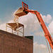 Star telehandler bucket dumping onsite