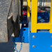 Star forklift work platform telehandler fork close-up
