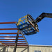 Star forklift work platform worker access in use