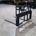 2000 Lb Quick Attach Pallet Forks — Storm Attachments - Back Left side view