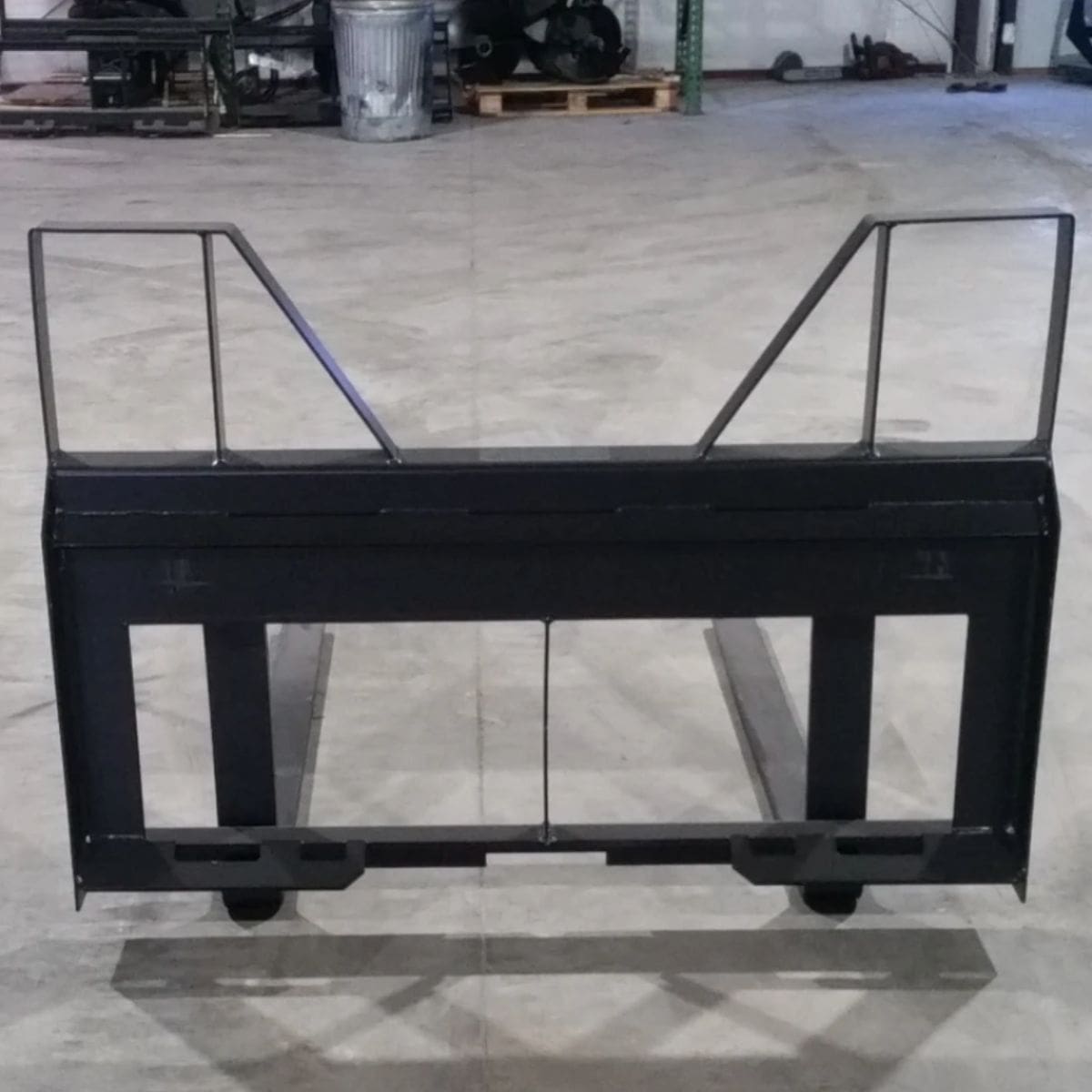 2000 Lb Quick Attach Pallet Forks — Storm Attachments - Back View
