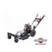 Briggs & Stratton 24" Walk Behind Rough Cut Mower, black, angled view with wheels and engine.