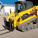 7000 Lb Heavy Duty Skid Steer Forks — Glacier Attachments - Attached