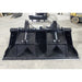 72" Heavy Duty Grapple Bucket — Storm Attachments - Front View