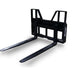 8000 Lb Heavy Duty Skid Steer Forks — Glacier Attachments - Front Side view