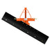 BEFCO 3 Point Rear Blade for Tractor, angled view, featuring an orange frame and black blade.
