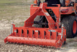 BEFCO 3 Point Soil Pulverizer in orange, angled view with visible tines and attachment features.