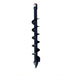 BEFCO Auger for Mole Post Hole Digger Model 206-531, black, upright with spiral drill bit.