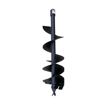 BEFCO Auger for Mole Post Hole Digger Model 212-531, black, front view, spiral design.