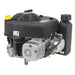 BEFCO Cyclone C30-CE5H Grooming Mower engine, black casing with silver components and yellow pull starter.