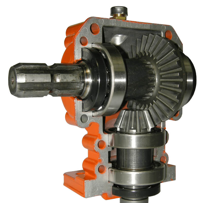 BEFCO Cyclone C30 Grooming Mower angled view, showcasing silver metallic parts and orange casing.