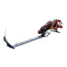 BEFCO Sickle Bar Mower in red, angled view with a cutting bar and heavy-duty cutting blade.