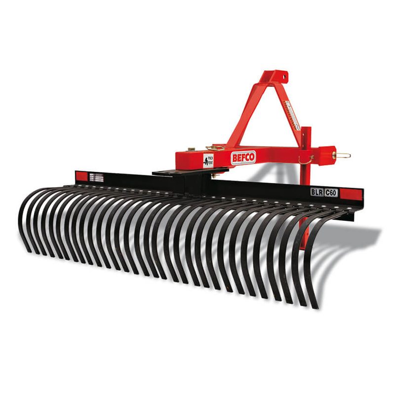 Belro Versatile Rake Tractor Landscape Rake — BEFCO — Yard Patriots