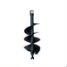 BEFCO Auger for Mole Post Hole Digger, black, spiral design, vertical orientation.