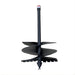 BEFCO Model 224-531 auger for mole post hole digger, black with dual spiral blades.
