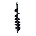 BEFCO Auger for Mole Post Hole Digger Model 209-531, black, spiral design, angled view.